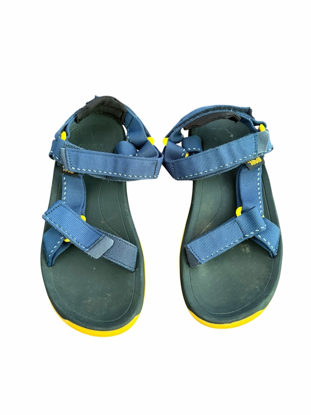Teva Hurricane XLT 2 Kids Sandals Navy Yellow Size 4 EU 36